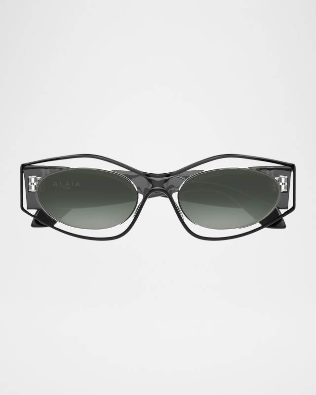 Cat-Eye Acetate Sunglasses